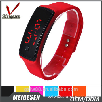 Manufacturer Customized LOGO LED Digital Rubber Bracelet Watch